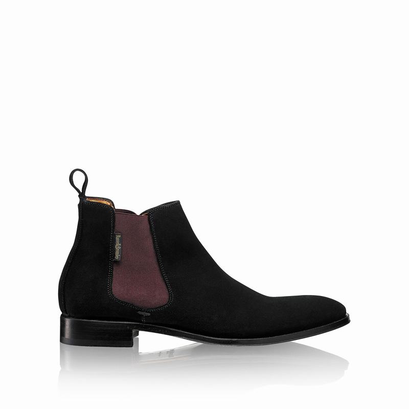 Russell & Bromley Jean Paul Mens Chelsea Boots Black |ZQV9332NF|